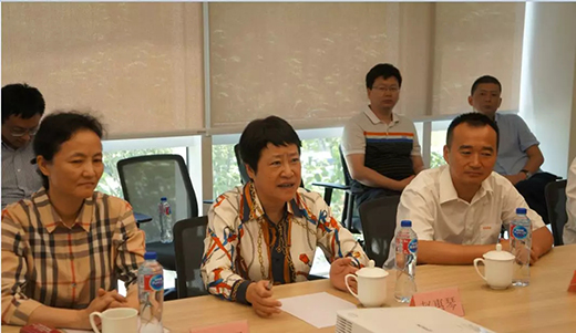 上海市青浦戋戋委书记赵惠琴带队莅临优发国际调研